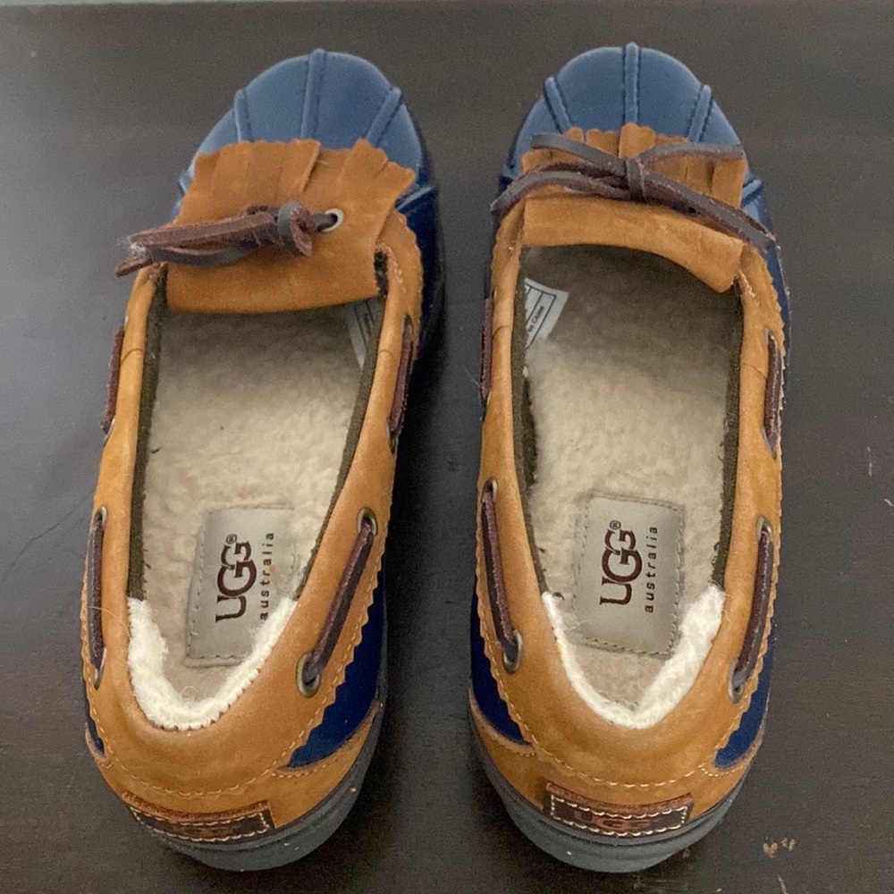 COPY - UGG Navy Brown Haylie Waterproof Leather - Picture 3 of 5
